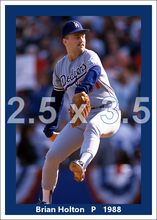 Brian Holton - 1988 Los Angeles Dodgers - choose a size & style