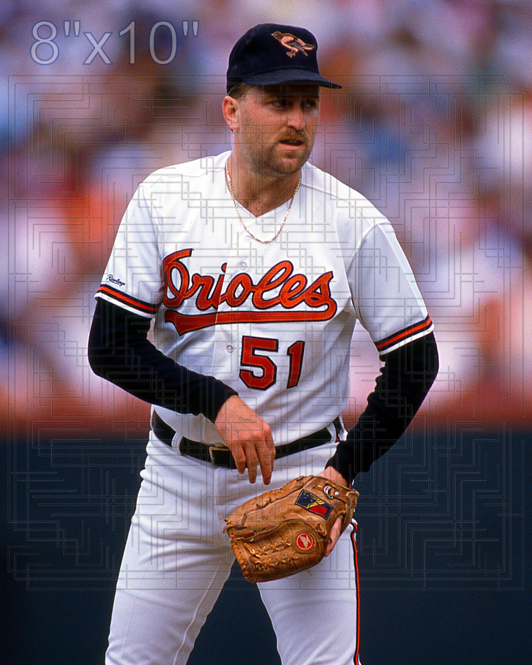 Brian Holton - 1990 Baltimore Orioles - choose a size & style