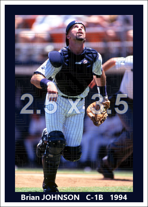 Brian Johnson - 1994 San Diego Padres - choose a size & style