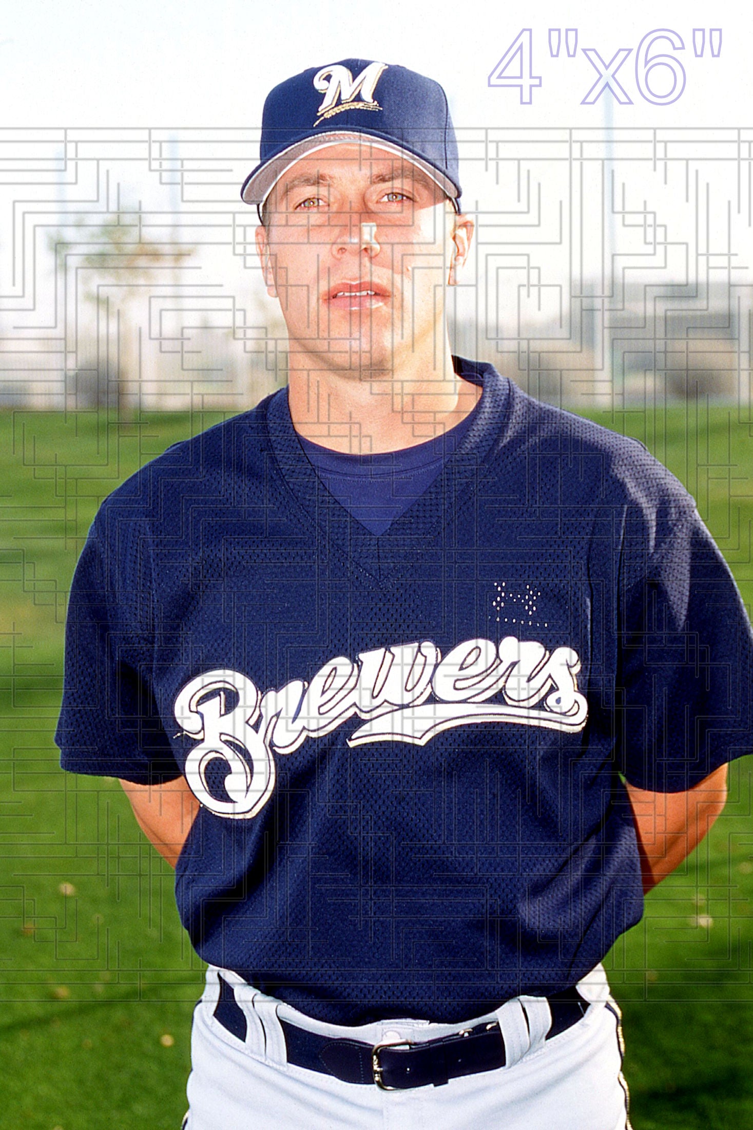 Brian Mallette - 2002 Milwaukee Brewers - choose a size & style