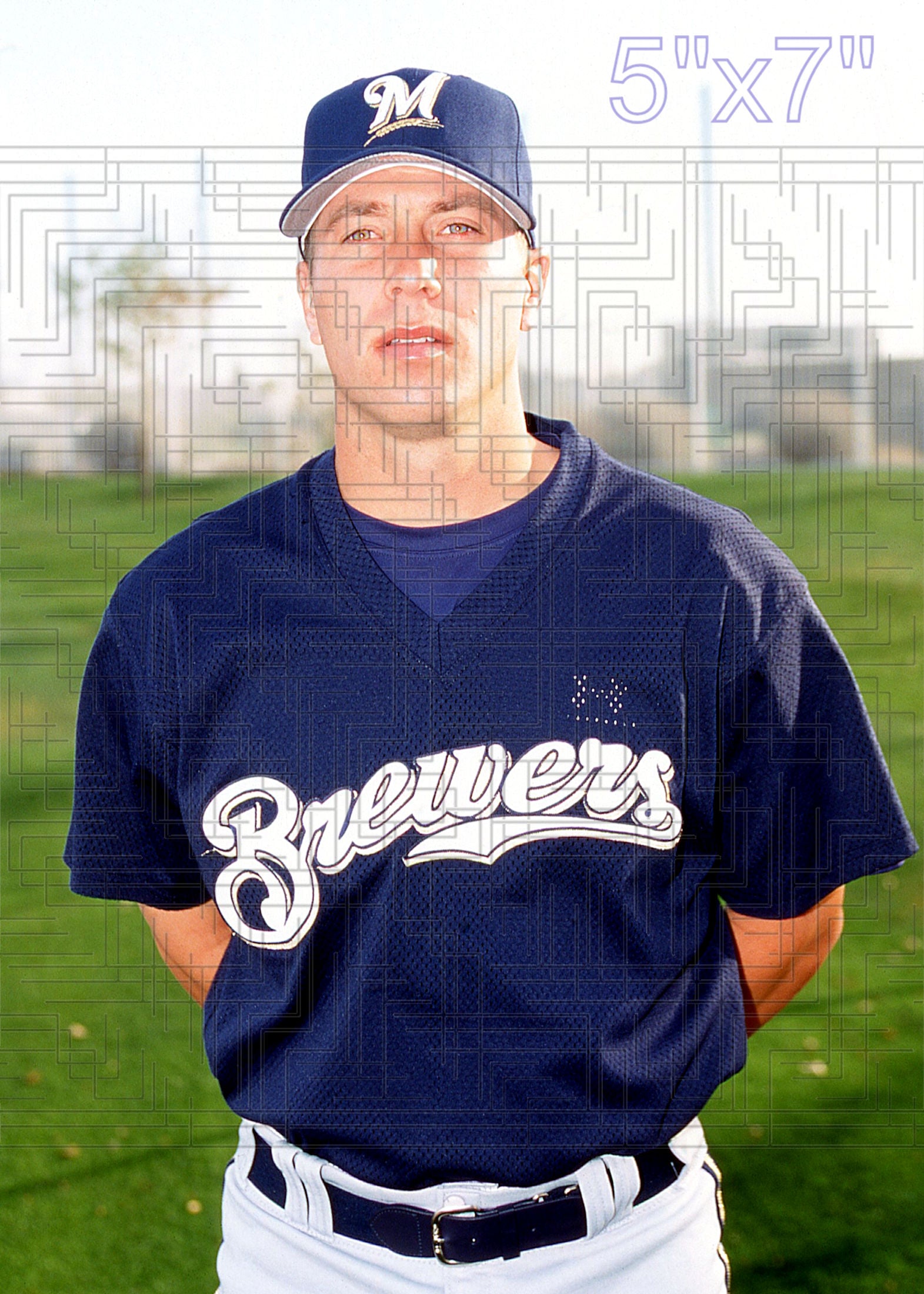 Brian Mallette - 2002 Milwaukee Brewers - choose a size & style