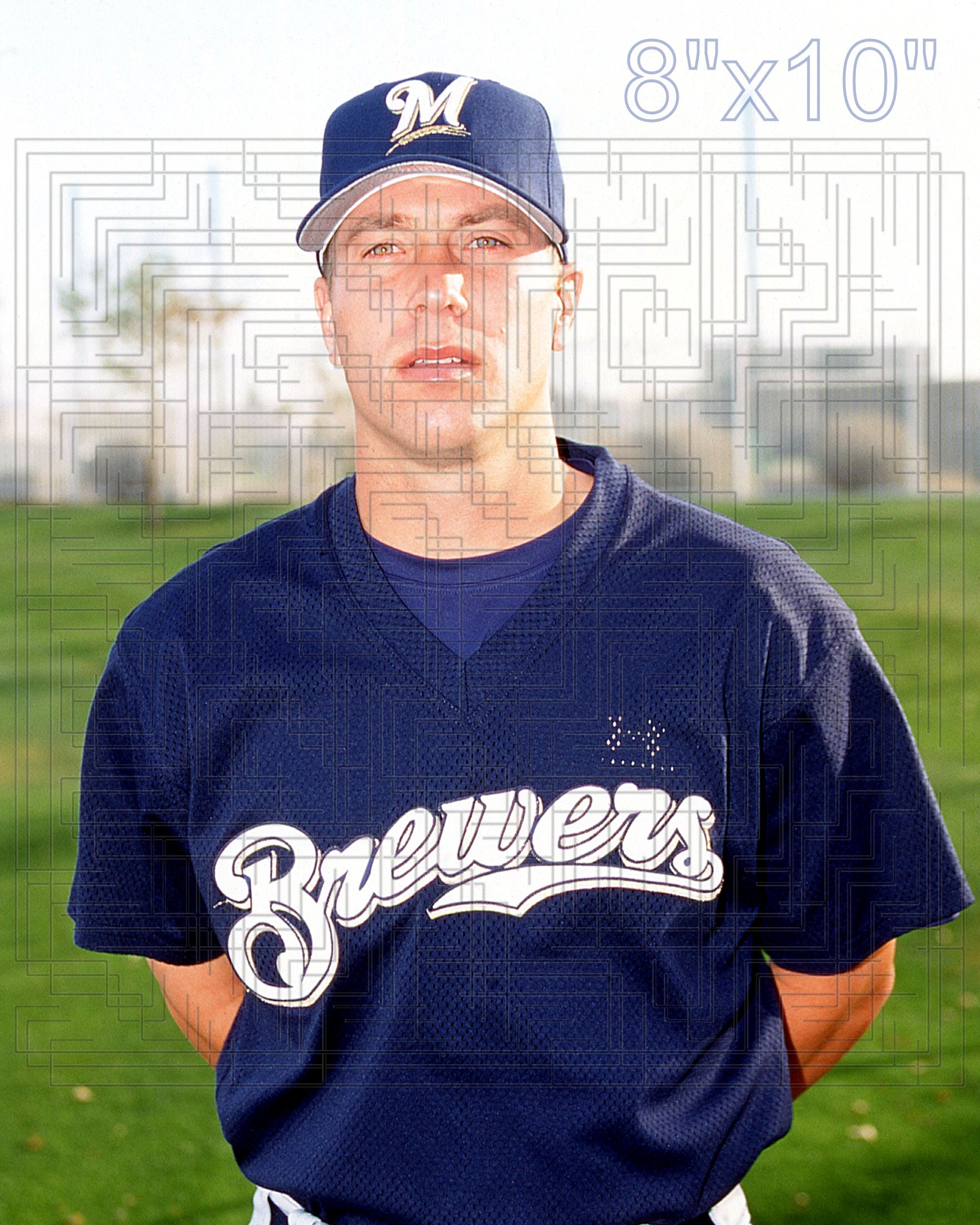 Brian Mallette - 2002 Milwaukee Brewers - choose a size & style