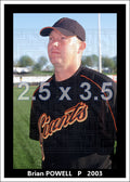 Brian Powell - 2003 San Francisco Giants - choose a size & style