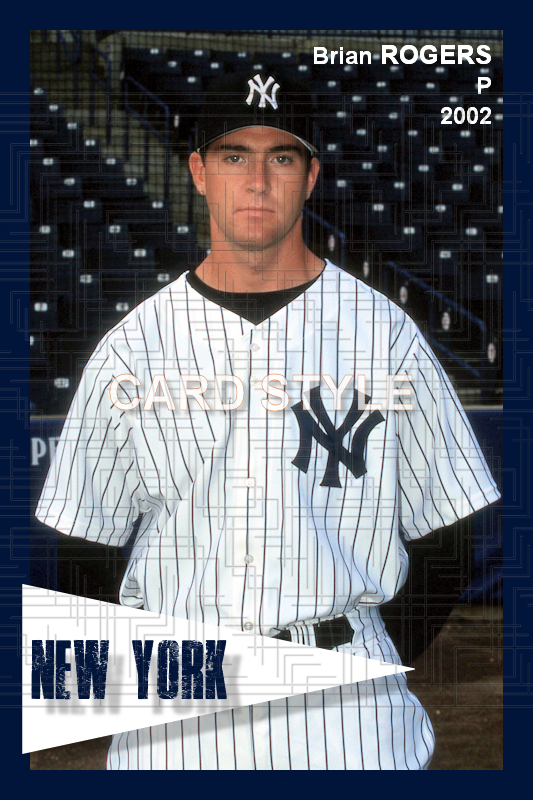 Brian Rogers - 2002 New York Yankees - choose a size & style