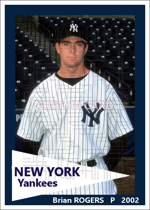 Brian Rogers - 2002 New York Yankees - choose a size & style