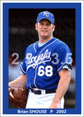 Brian Shouse - 2002 Kansas City Royals - choose a size & style