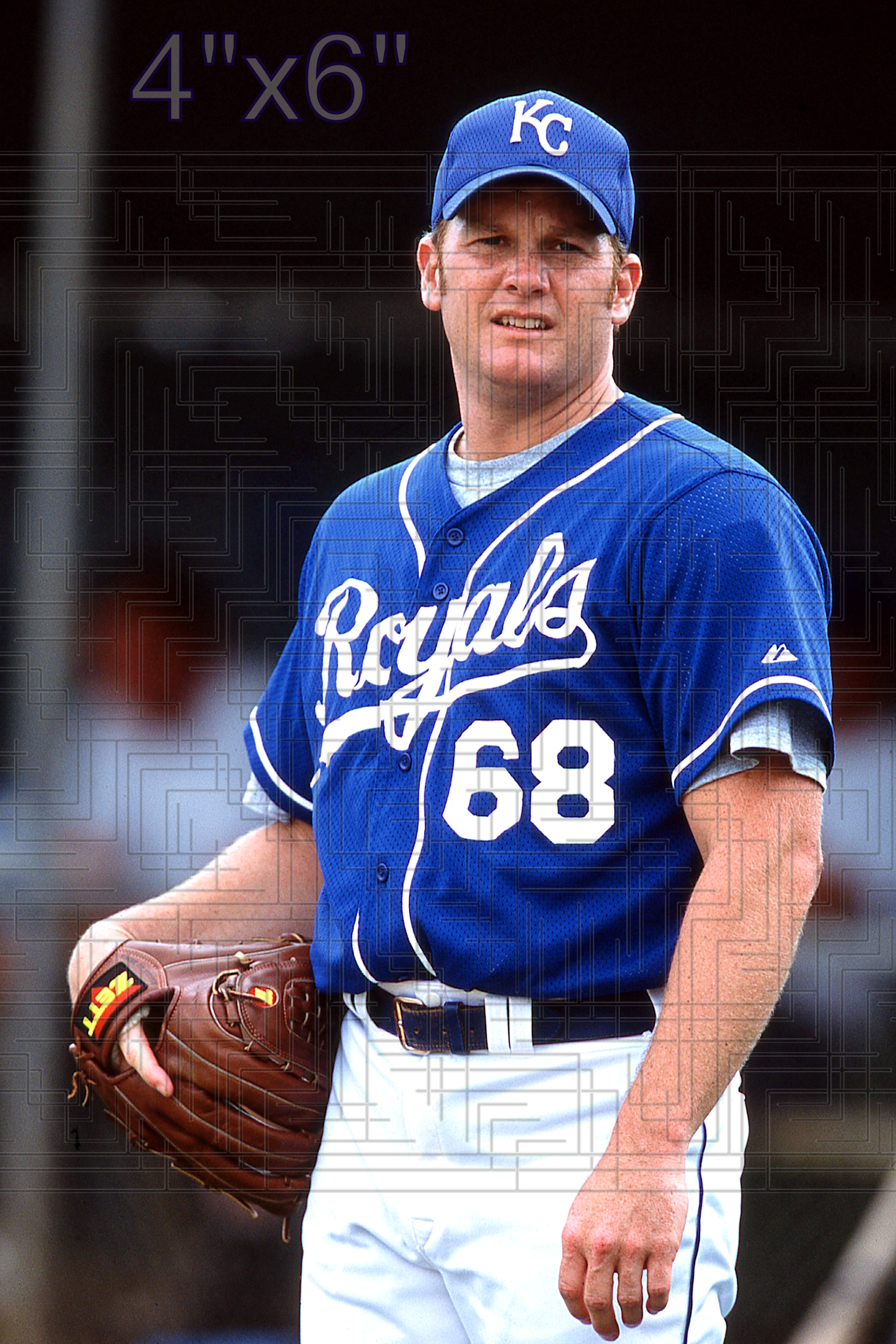 Brian Shouse - 2002 Kansas City Royals - choose a size & style