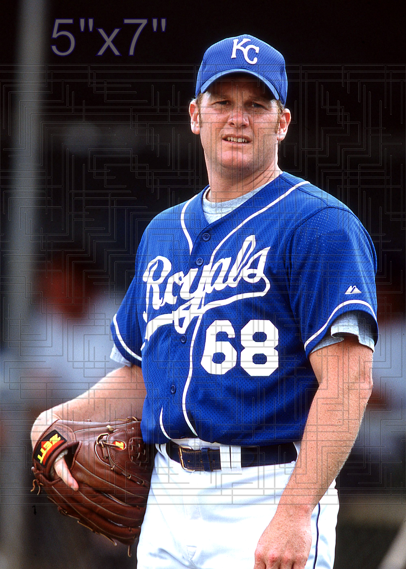 Brian Shouse - 2002 Kansas City Royals - choose a size & style