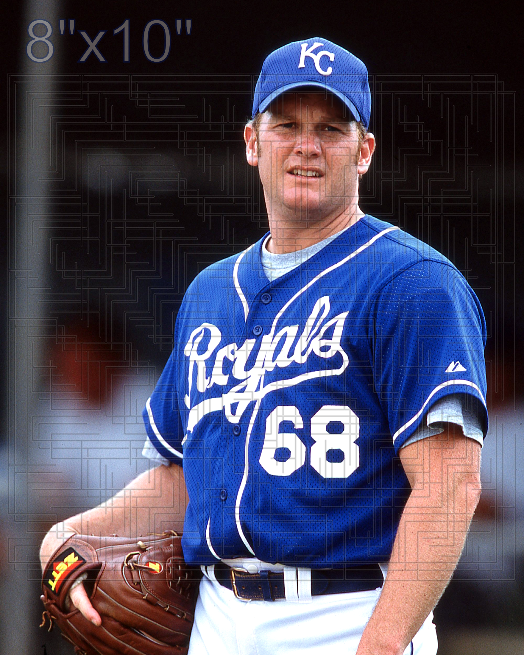Brian Shouse - 2002 Kansas City Royals - choose a size & style