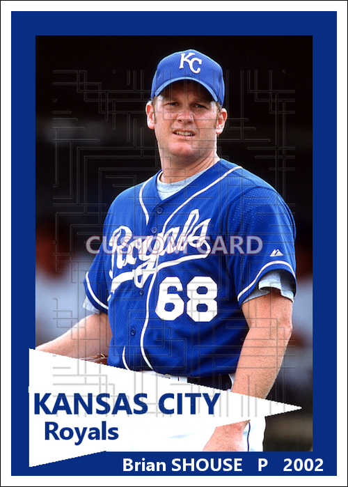 Brian Shouse - 2002 Kansas City Royals - choose a size & style