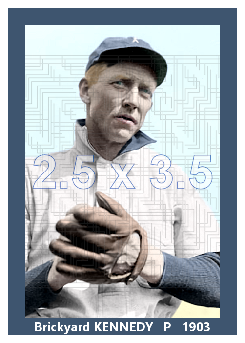 Brickyard Kennedy - 1903 Pittsburgh Pirates - choose a size & style