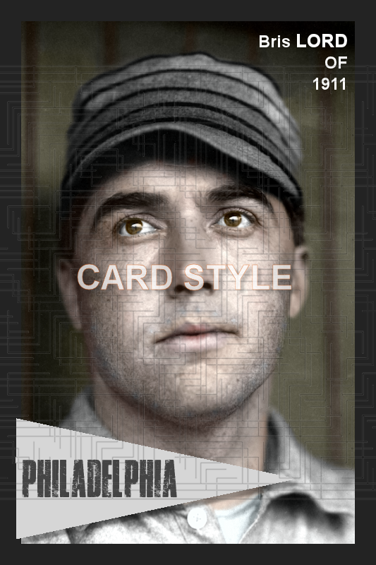 Bris Lord - 1911 Philadelphia Athletics - choose a size & style