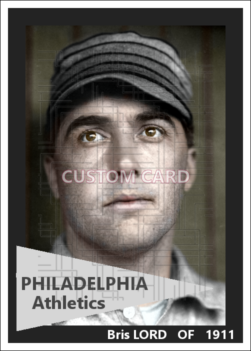 Bris Lord - 1911 Philadelphia Athletics - choose a size & style