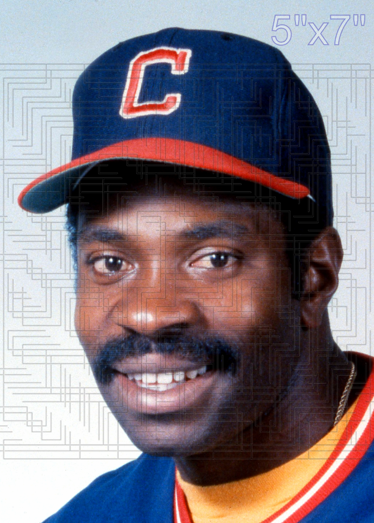 Broderick Perkins - 1983 Cleveland Indians - choose a size & style