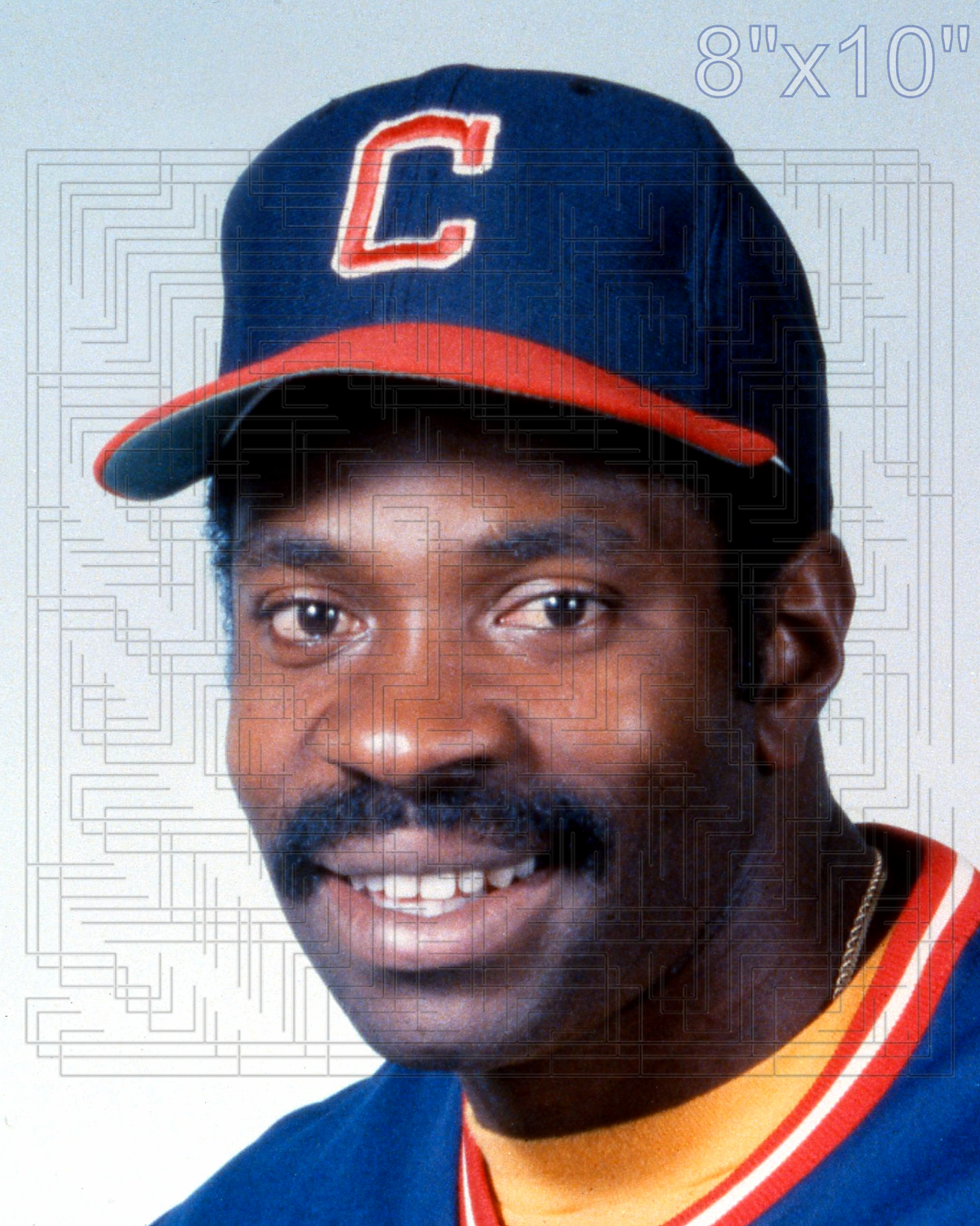 Broderick Perkins - 1983 Cleveland Indians - choose a size & style