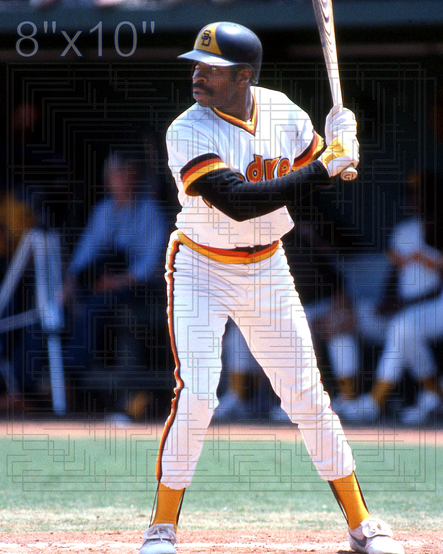 Broderick Perkins - 1982 San Diego Padres - choose a size & style