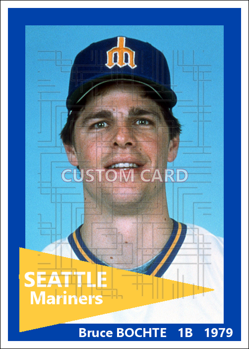 Bruce Bochte - 1979 Seattle Mariners - choose a size & style