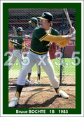 Bruce Bochte - 1983 Oakland Athletics - choose a size & style