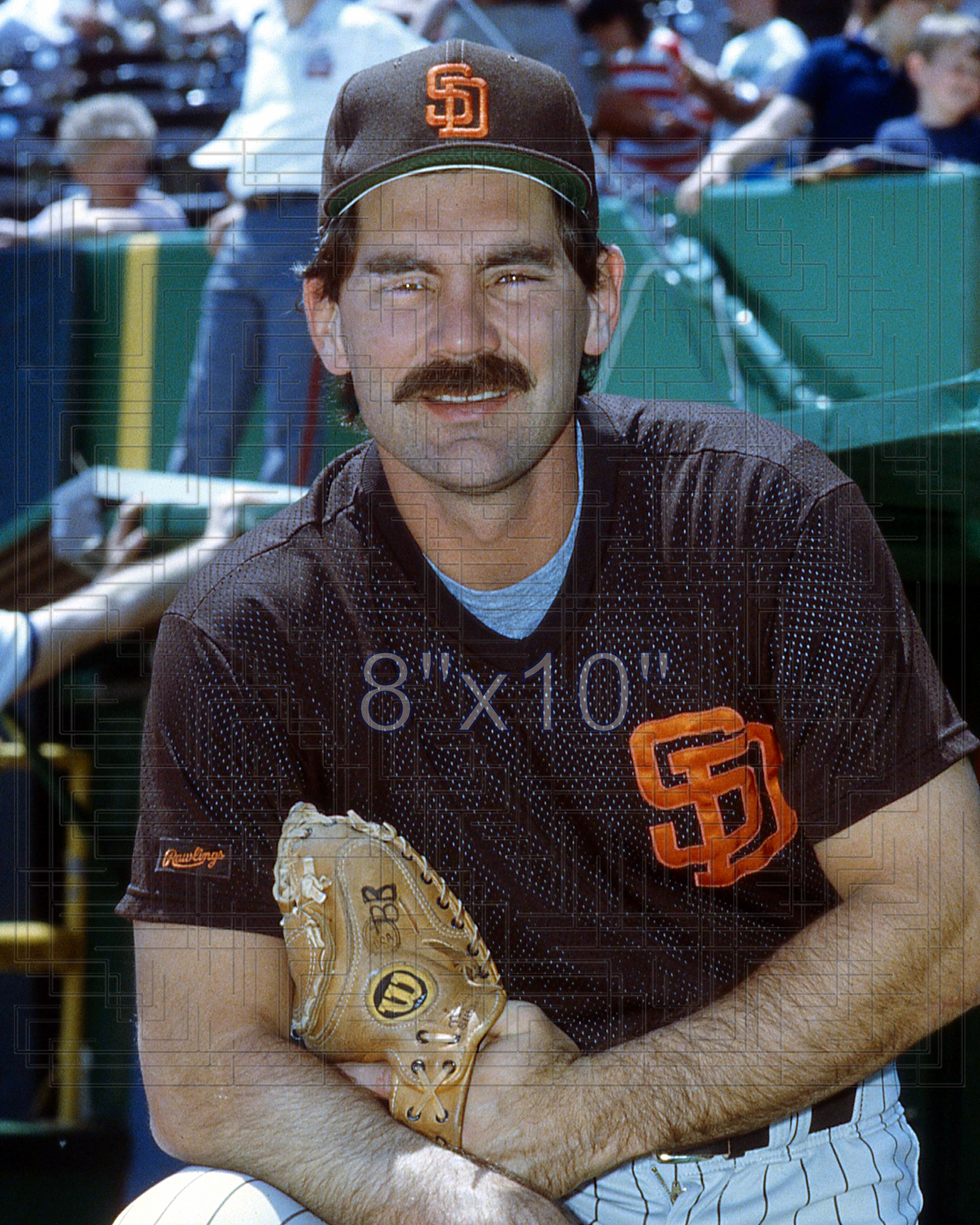 Bruce Bochy - 1985 San Diego Padres - choose a size & style