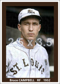 Bruce Campbell - 1932 St. Louis Browns - choose a size & style