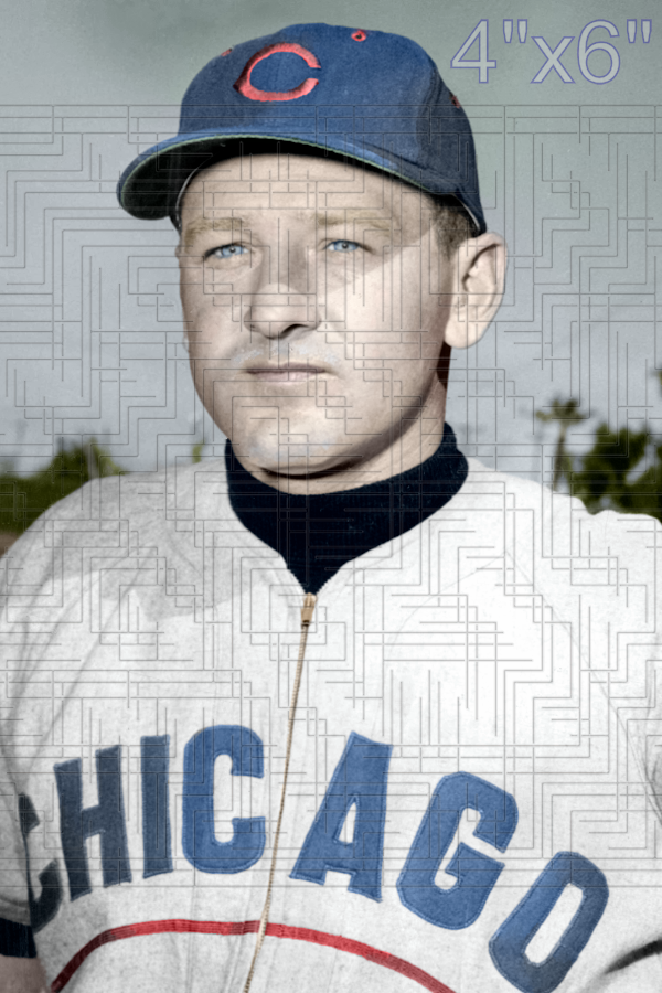 Bruce Edwards - 1951-52 Chicago Cubs - choose a size & style