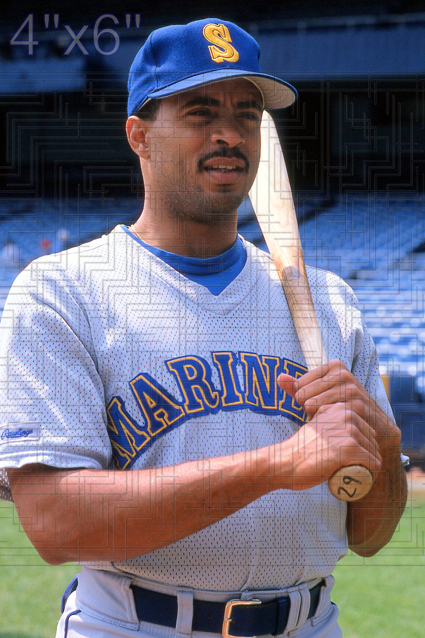 Bruce Fields - 1988 Seattle Mariners - choose a size & style