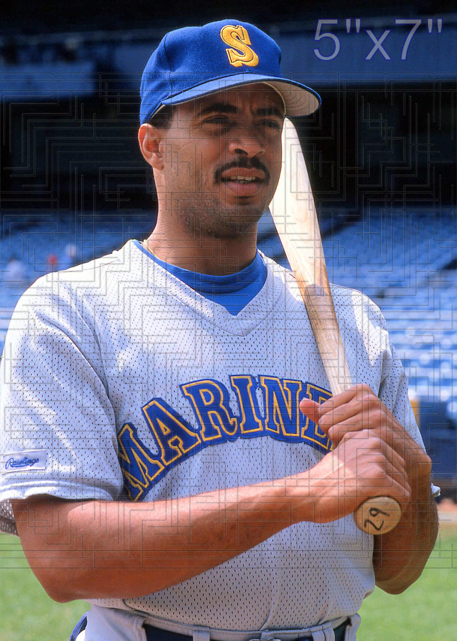 Bruce Fields - 1988 Seattle Mariners - choose a size & style