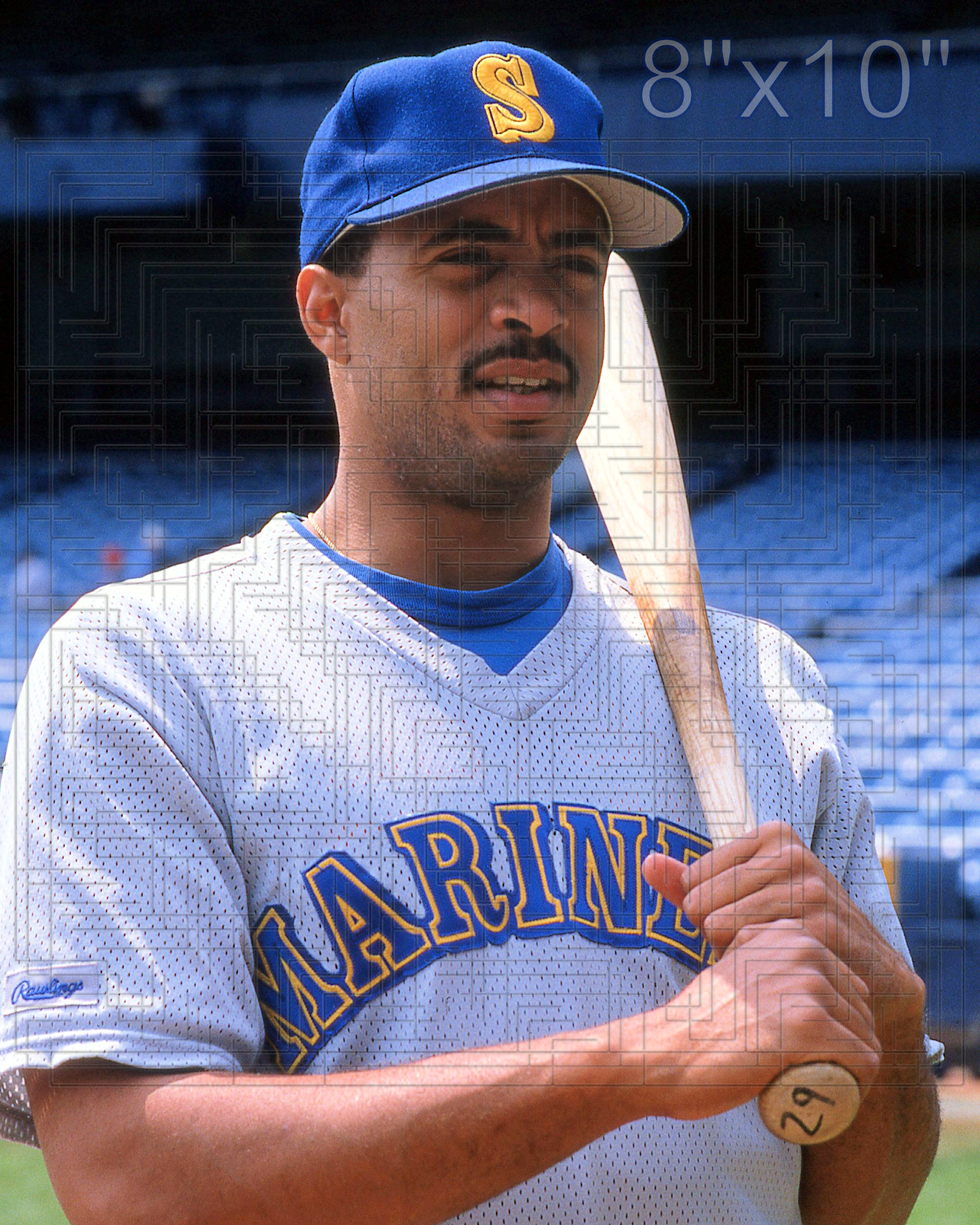 Bruce Fields - 1988 Seattle Mariners - choose a size & style