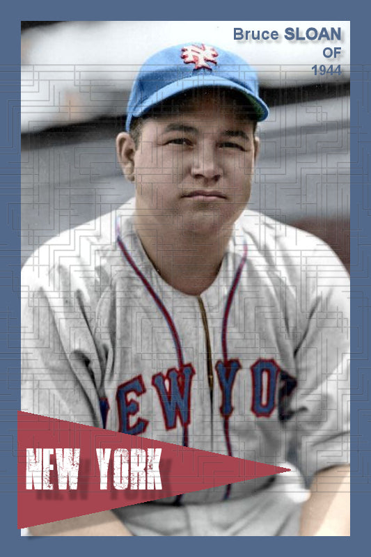 Bruce Sloan - 1944 New York Giants - choose a size & style