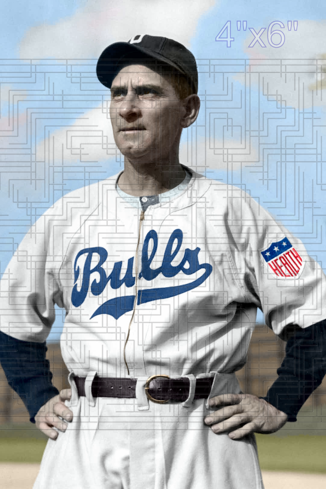 Bruno Betzel - 1942 Durham Bulls - choose a size & style