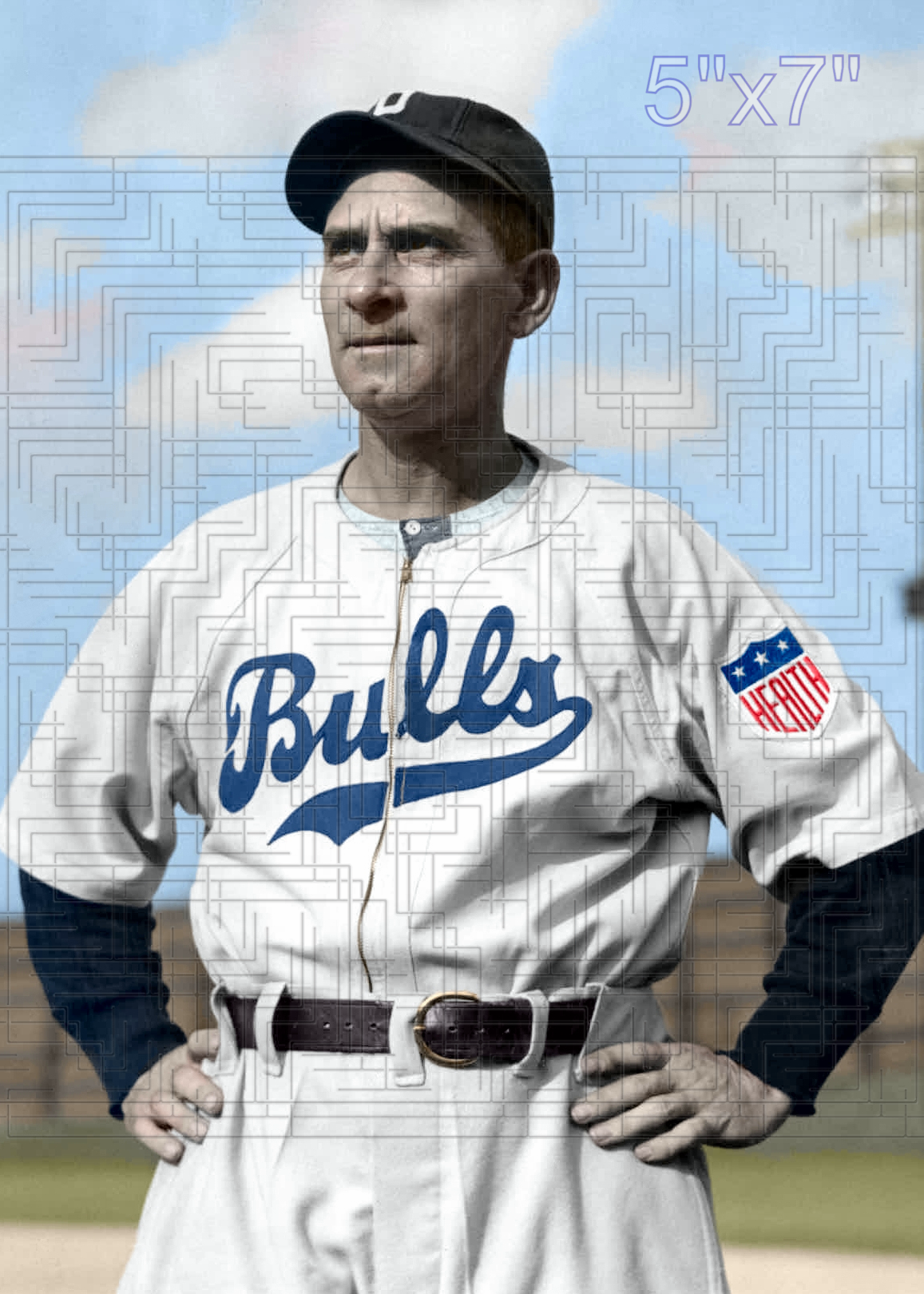 Bruno Betzel - 1942 Durham Bulls - choose a size & style
