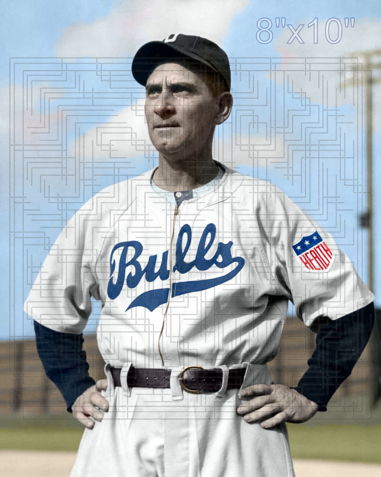 Bruno Betzel - 1942 Durham Bulls - choose a size & style
