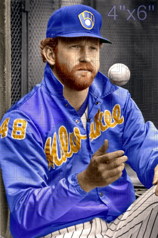 Bryan Clutterbuck - 1989 Milwaukee Brewers - choose a size & style