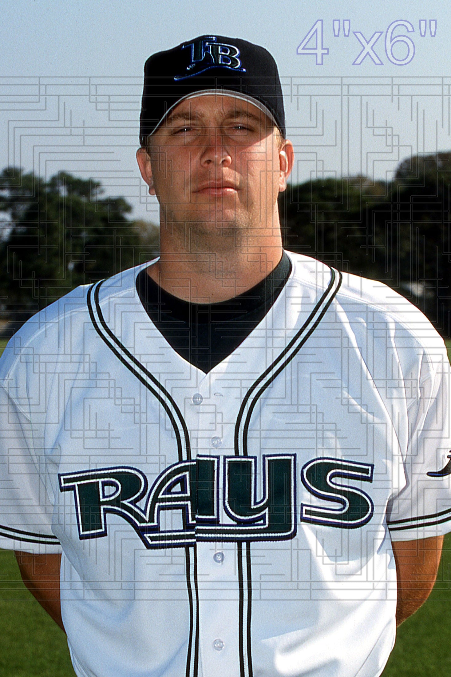 Bryan Rekar - 2001 Tampa Bay Devil Rays - choose a size & style