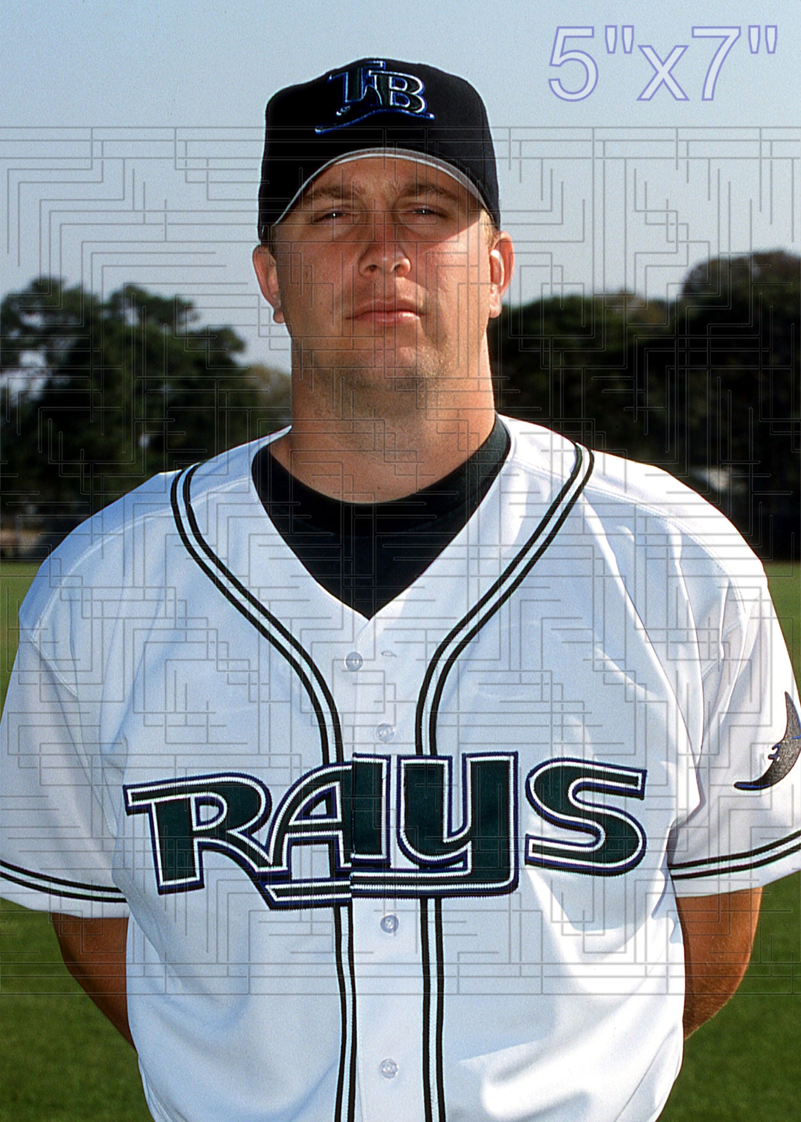 Bryan Rekar - 2001 Tampa Bay Devil Rays - choose a size & style