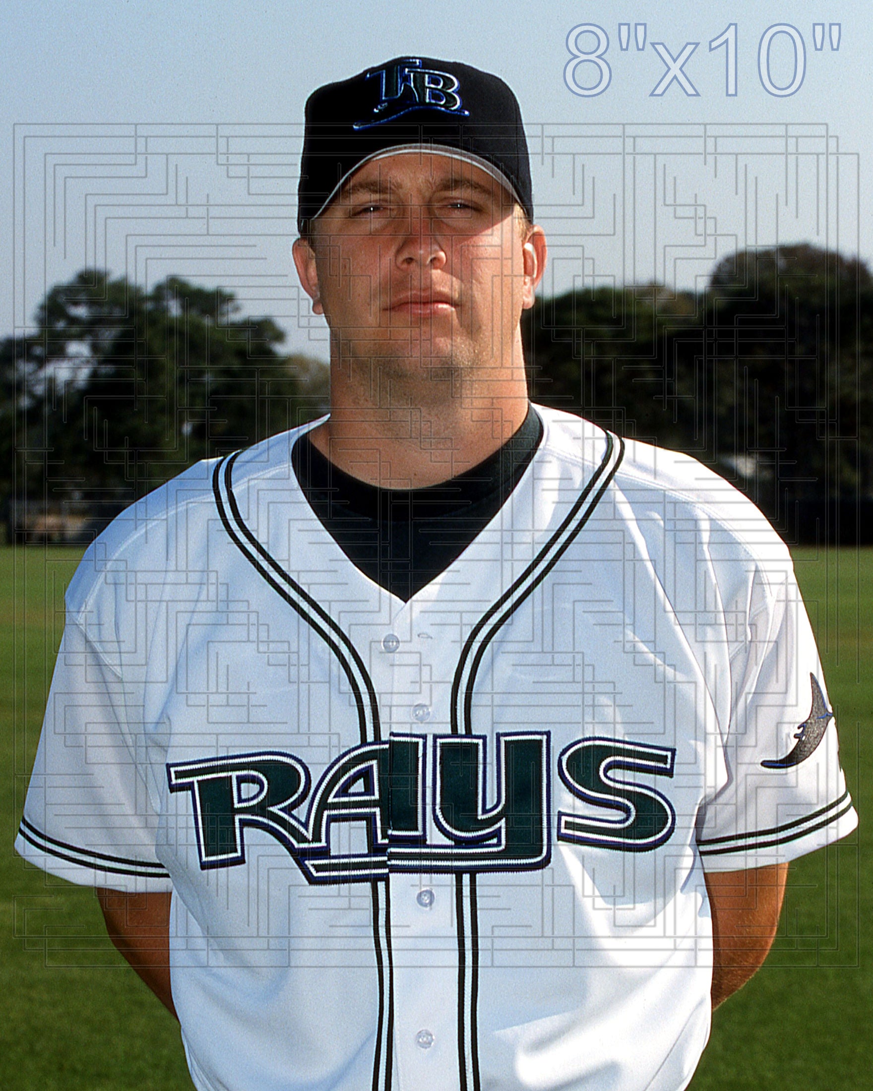 Bryan Rekar - 2001 Tampa Bay Devil Rays - choose a size & style