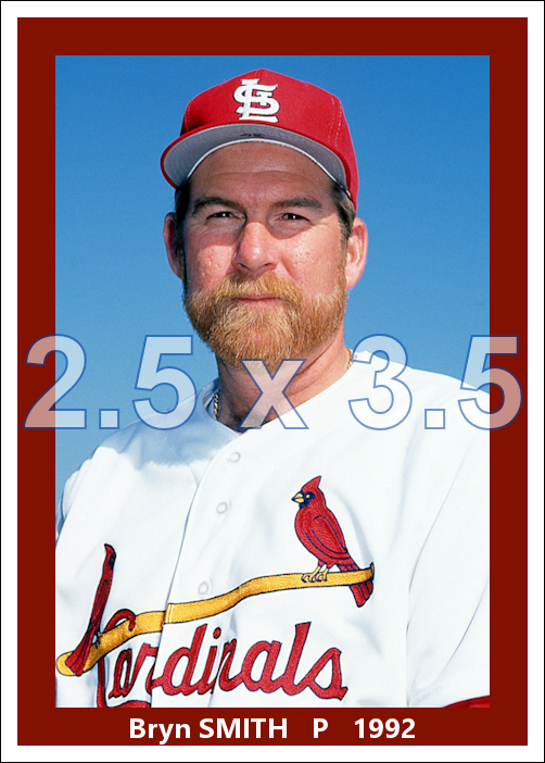 Bryn Smith - 1992 St. Louis Cardinals - choose a size & style