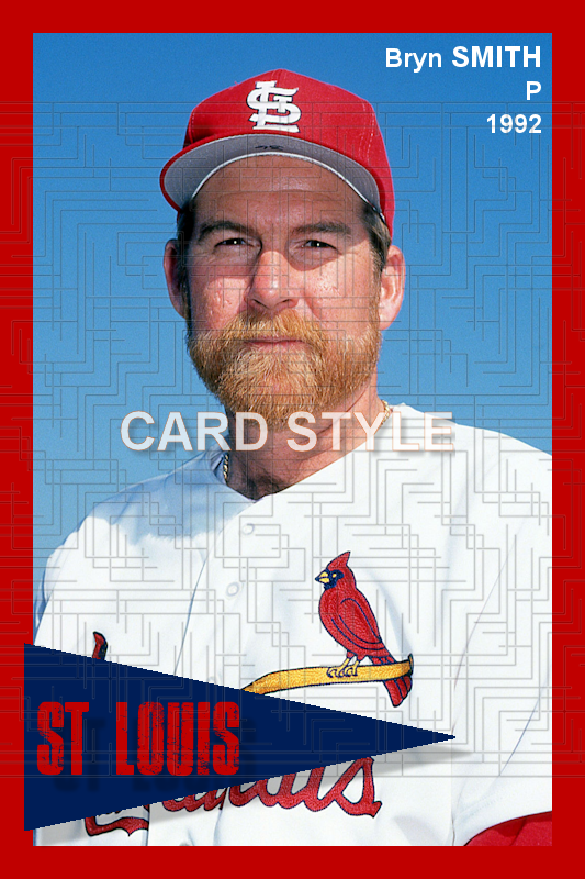 Bryn Smith - 1992 St. Louis Cardinals - choose a size & style