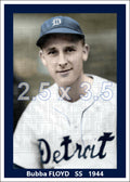 Bubba Floyd - 1944 Detroit Tigers - choose a size & style
