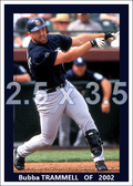 Bubba Trammell - 2002 San Diego Padres - pose A - choose a size & style