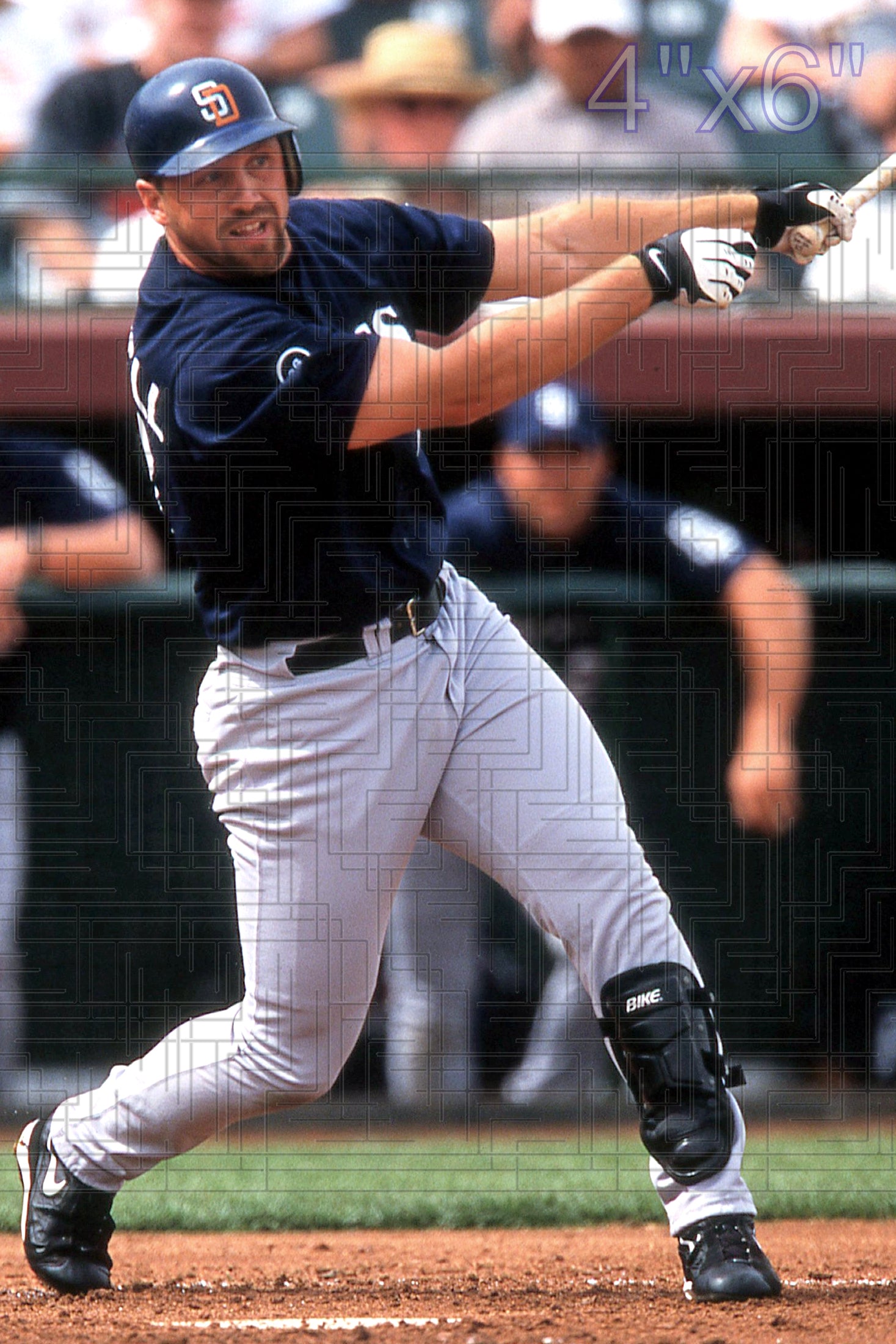 Bubba Trammell - 2002 San Diego Padres - pose A - choose a size & style