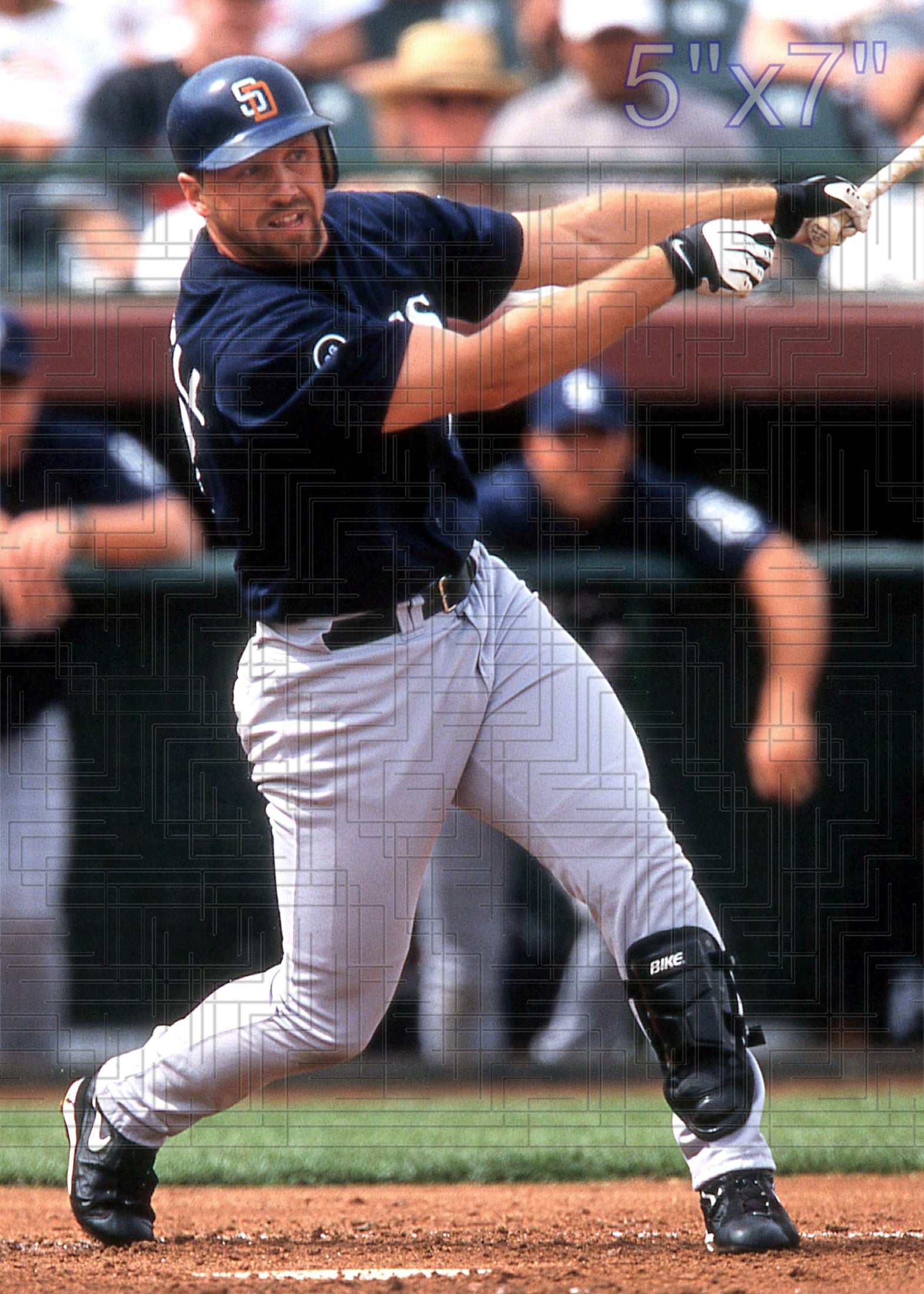 Bubba Trammell - 2002 San Diego Padres - pose A - choose a size & style