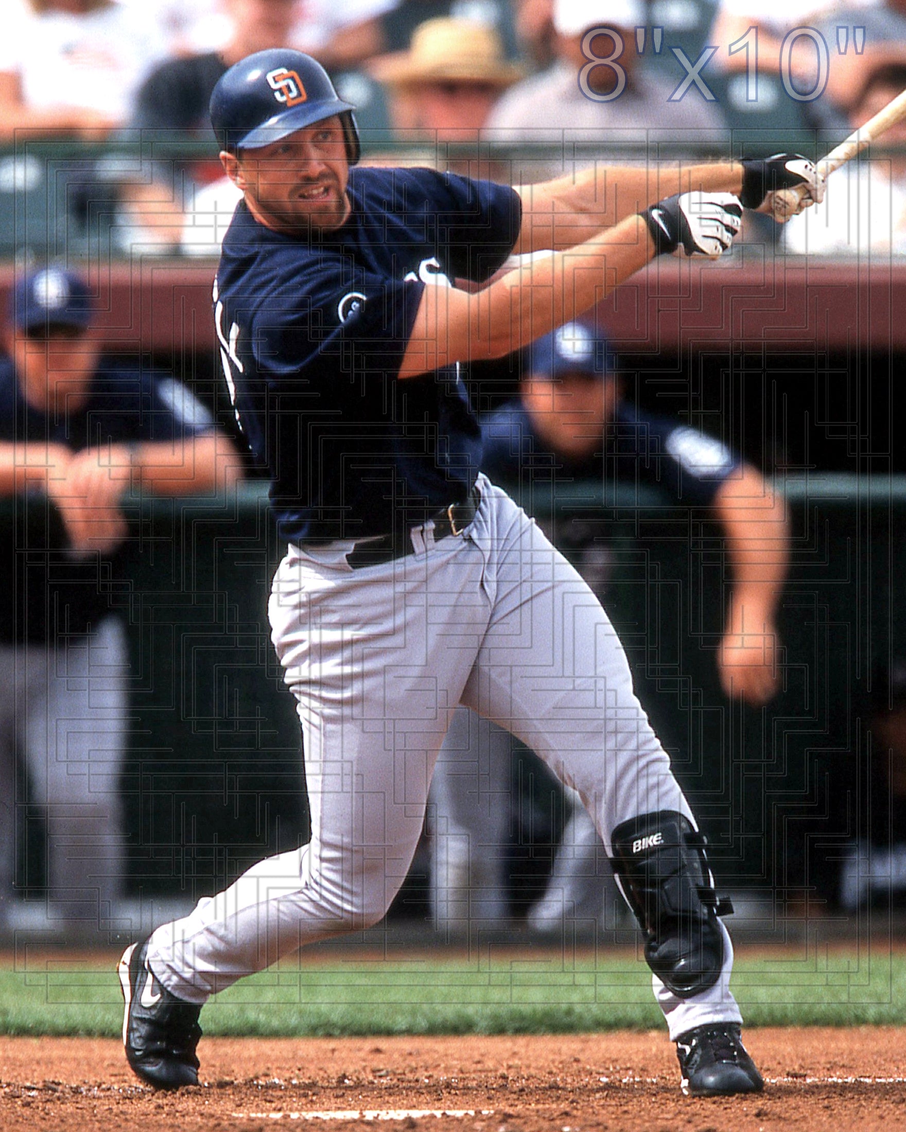 Bubba Trammell - 2002 San Diego Padres - pose A - choose a size & style