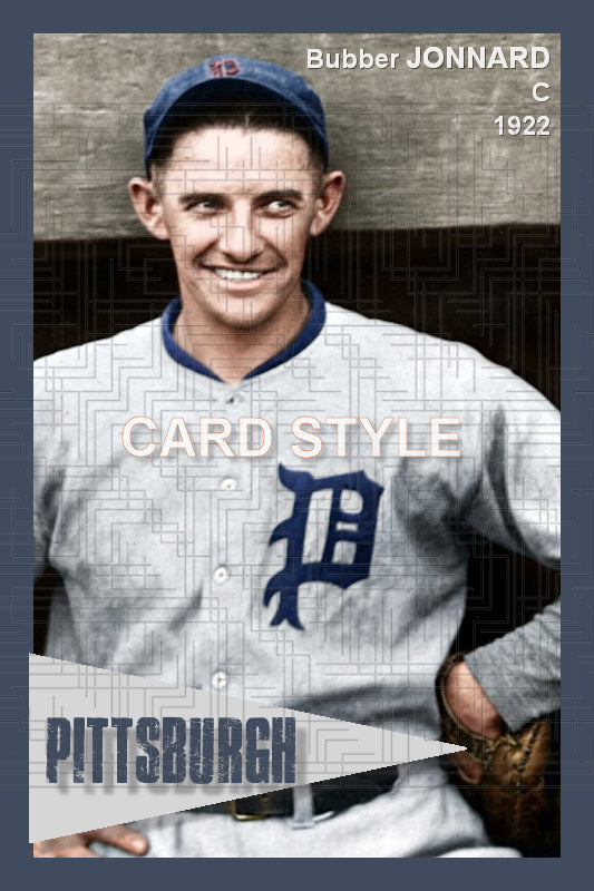 Bubber Jonnard - 1922 Pittsburgh Pirates - choose a size & style