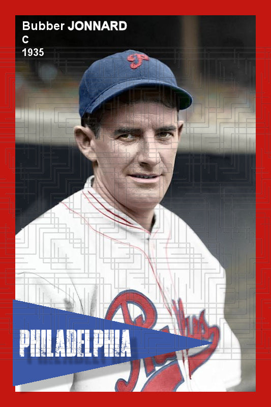 Bubber Jonnard - 1935 Philadelphia Phillies - choose a size & style