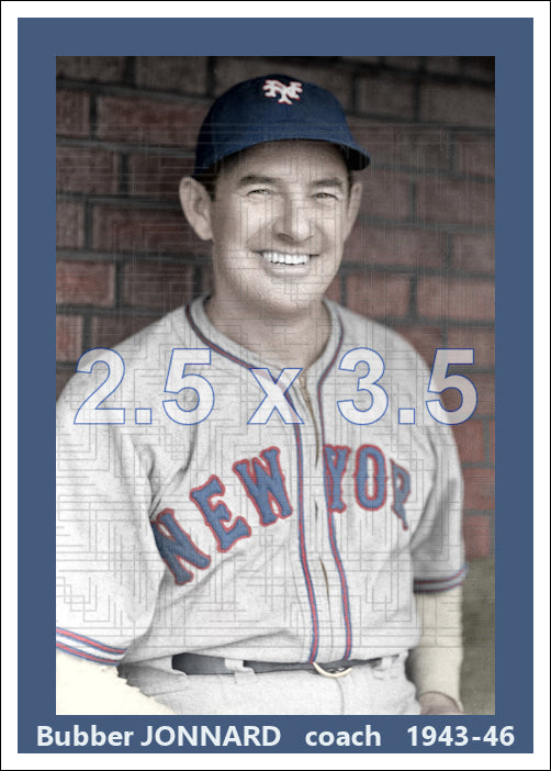 Bubber Jonnard - 1943-46 New York Giants - choose a size & style