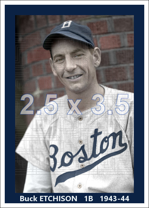 Buck Etchison - 1943-44 Boston Braves - choose a size & style