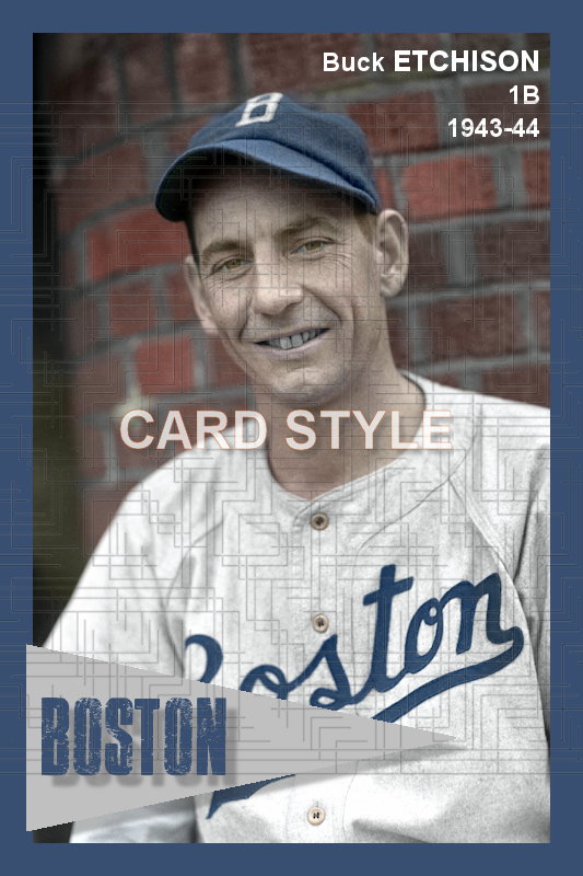 Buck Etchison - 1943-44 Boston Braves - choose a size & style