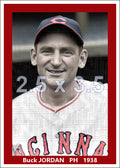 Buck Jordan - 1938 Cincinnati Reds - choose a size & style