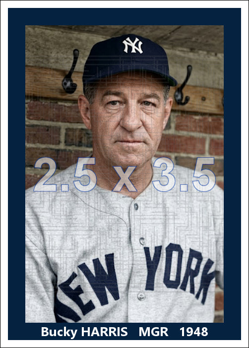 Bucky Harris - 1948 New York Yankees - choose a size & style